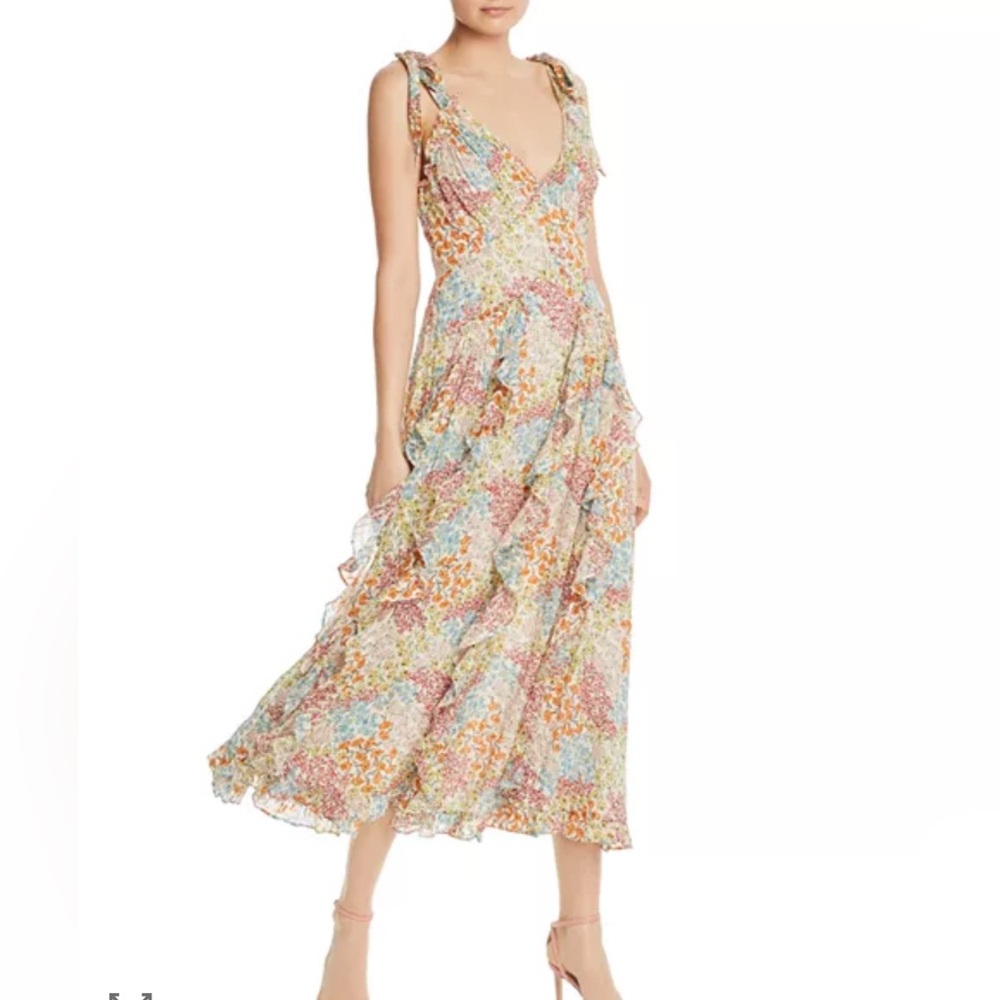 Rebecca Taylor Ava Floral Midi Dress